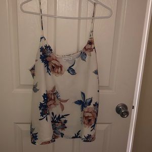 Socialite floral tank size Xl